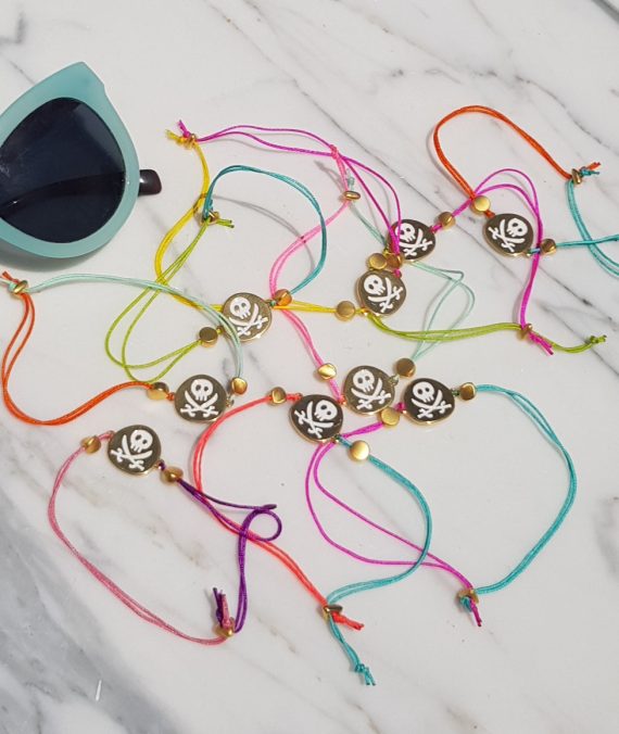 Pulsera Con Calavera