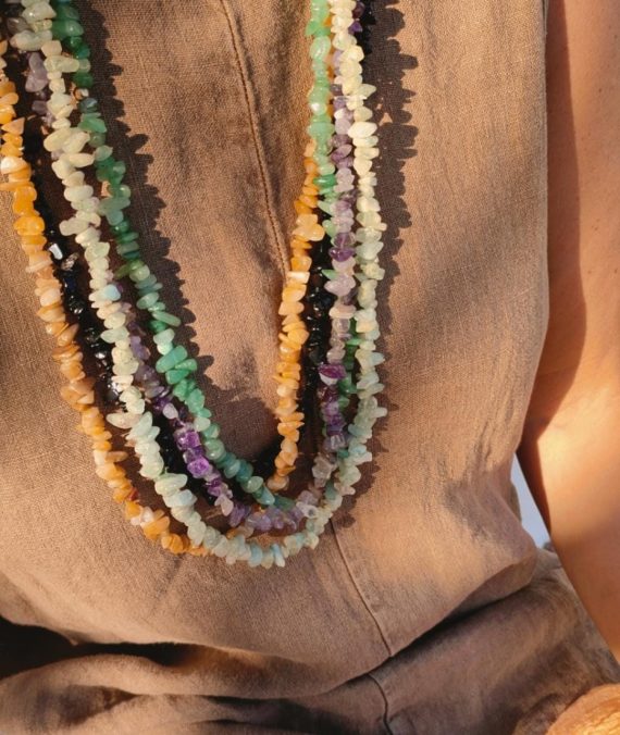 Collar Lanzarote verde agua