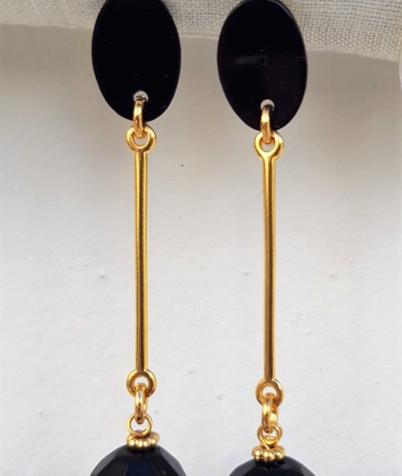 Pendiente Nácar negro