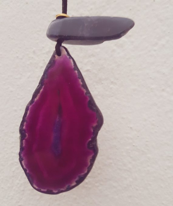 Collar Ágata bicolor