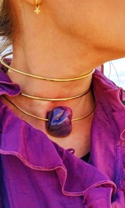 Choker Violeta